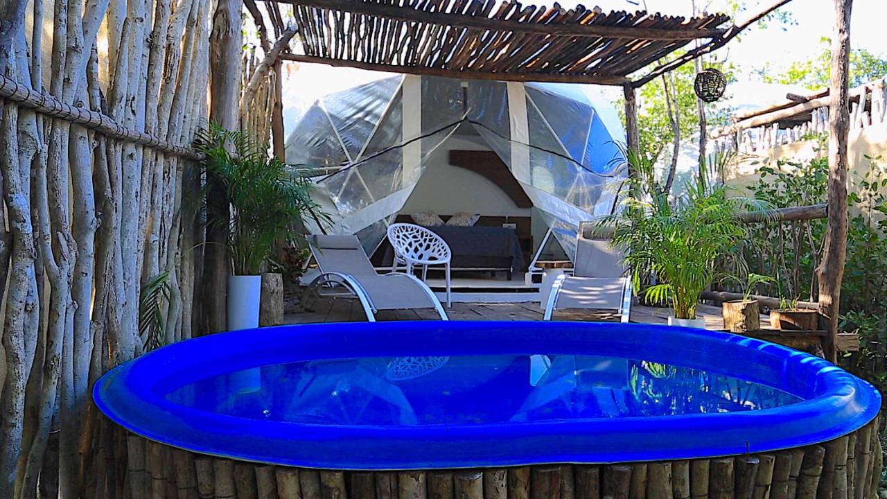 Glamping Tulum With Private Mini Pool Otel Dış mekan fotoğraf